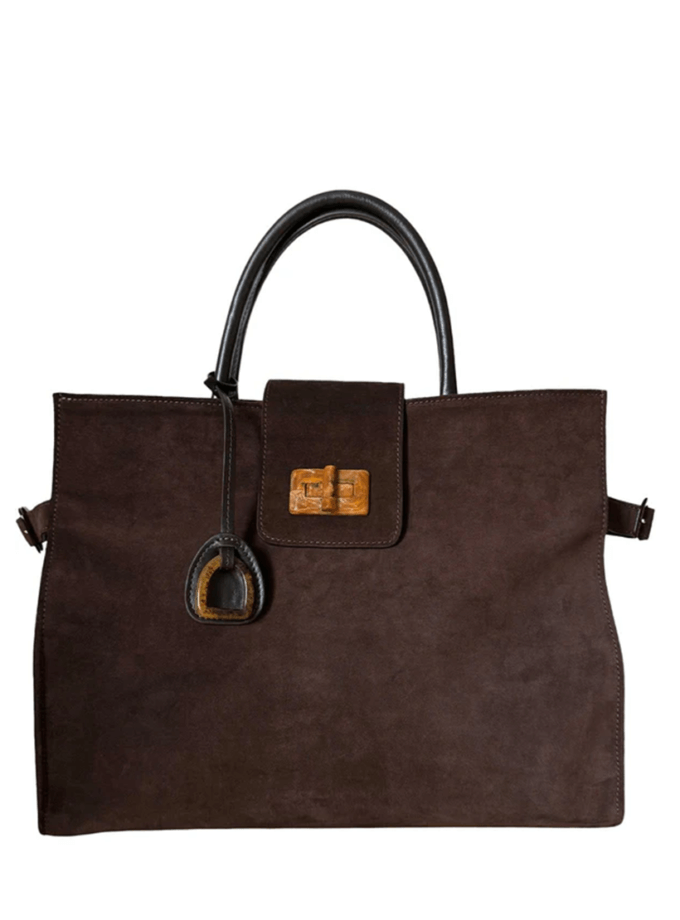 Сумка замшева Etape Milano Grande Suede Chocolate ETP_Milano_Grande_Suede_Chocolate, фото 1 - в интернет магазине KAPSULA