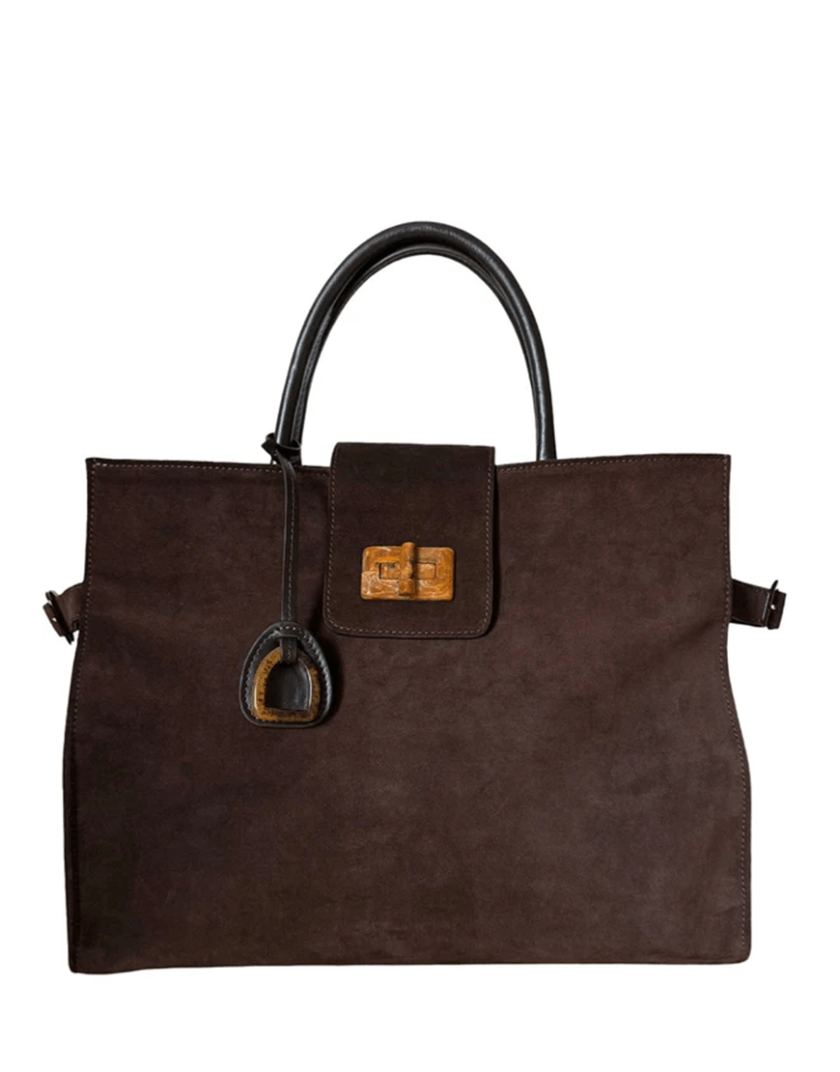 Сумка замшева Etape Milano Grande Suede Chocolate ETP_Milano_Grande_Suede_Chocolate, фото 1 - в интернет магазине KAPSULA