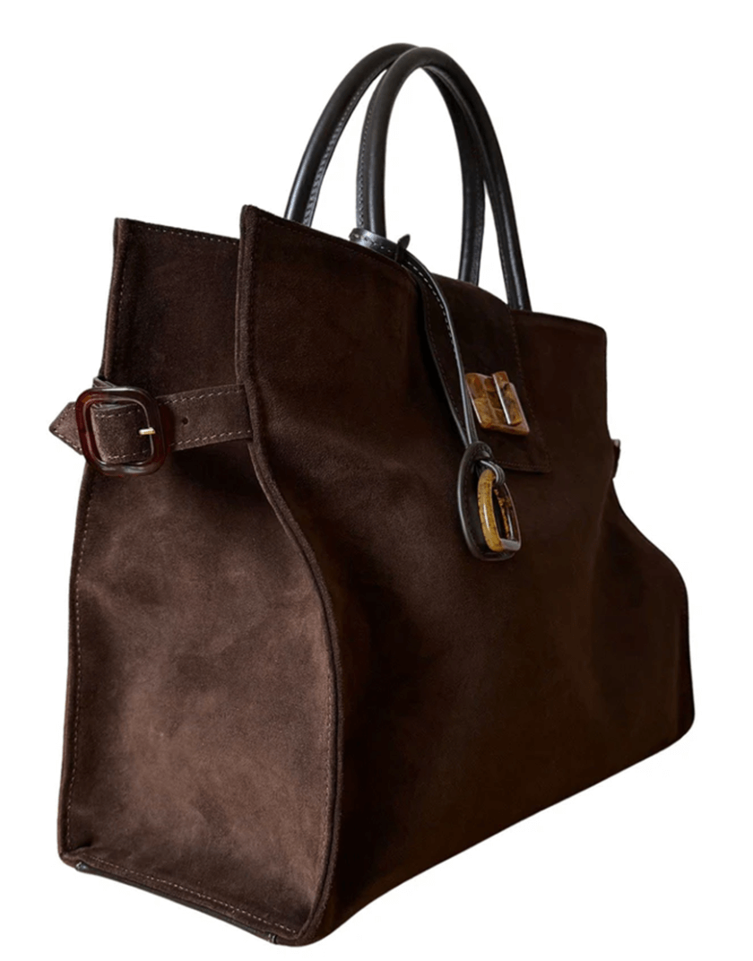 Сумка замшева Etape Milano Grande Suede Chocolate ETP_Milano_Grande_Suede_Chocolate, фото 1 - в интернет магазине KAPSULA