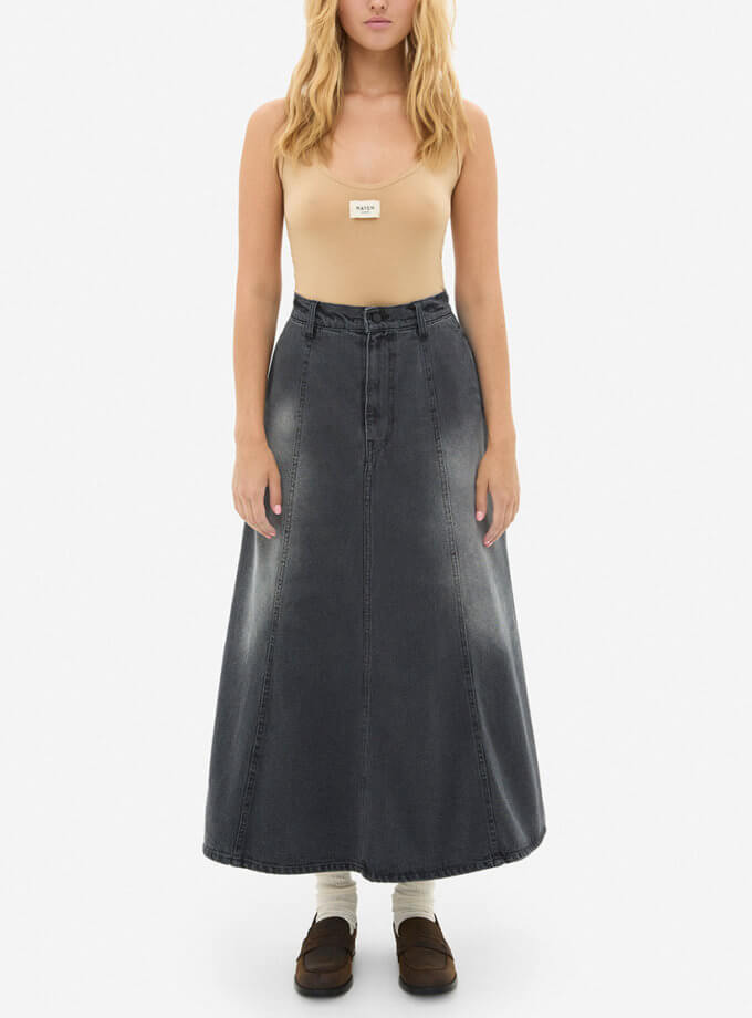 Спідниця міді MTCH_sp25-skirt-grey, фото 1 - в интернет магазине KAPSULA