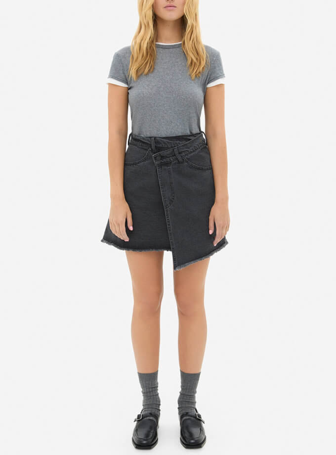 Спідниця асиметрична MTCH_sp25-skirt-asym-grey, фото 1 - в интернет магазине KAPSULA