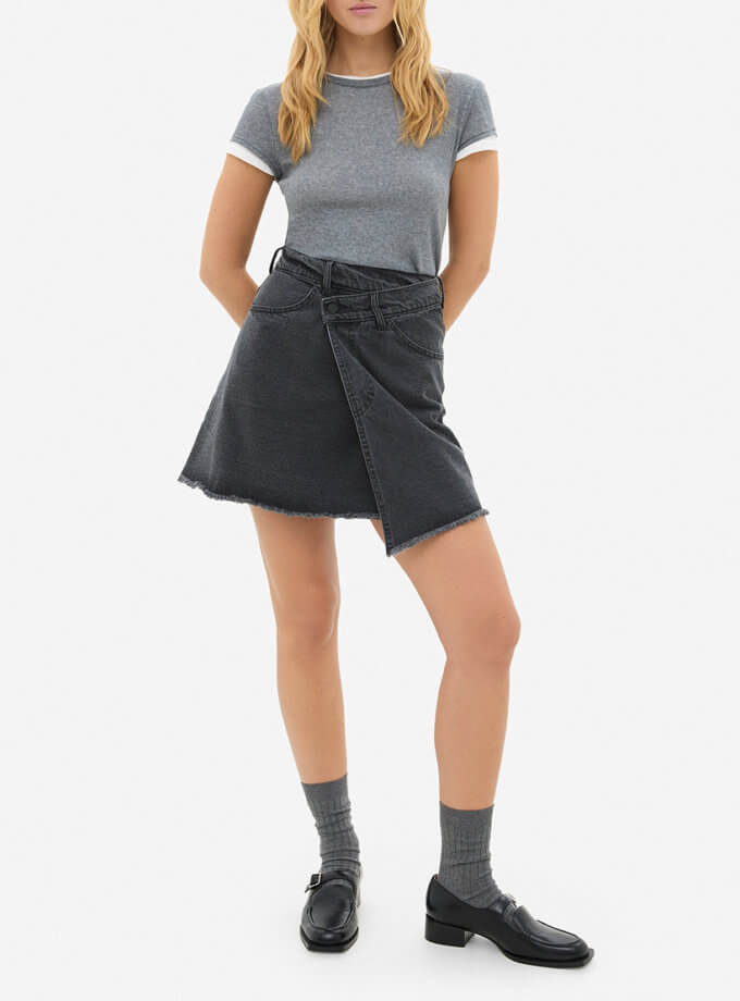 Спідниця асиметрична MTCH_sp25-skirt-asym-grey, фото 1 - в интернет магазине KAPSULA