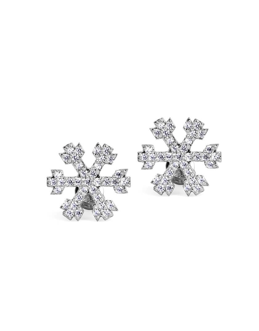 Сережки Baby Snowflakes FRDN_FR_C620/2, фото 1 - в интернет магазине KAPSULA