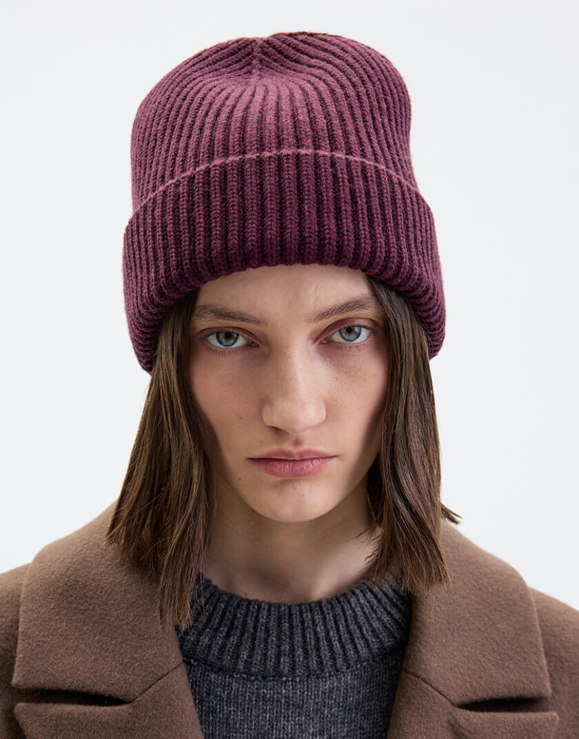 Шапка Plum Beanie IAM_PLM/BN/HT, фото 1 - в интернет магазине KAPSULA