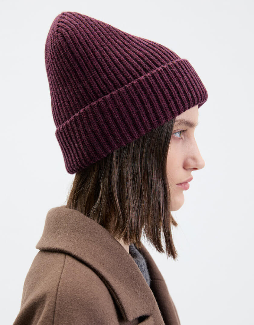 Шапка Plum Beanie IAM_PLM/BN/HT, фото 1 - в интернет магазине KAPSULA