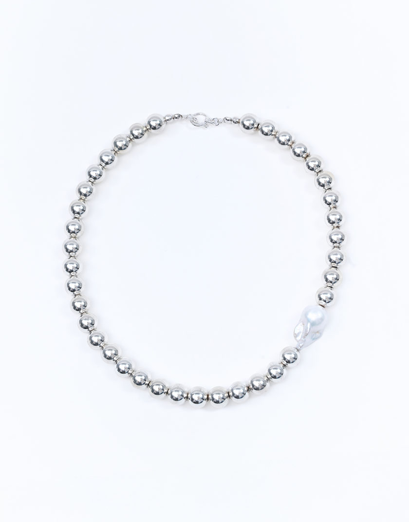 Кольє Statement Hematite  Pearl RTRSND_SHP0007, фото 1 - в интернет магазине KAPSULA