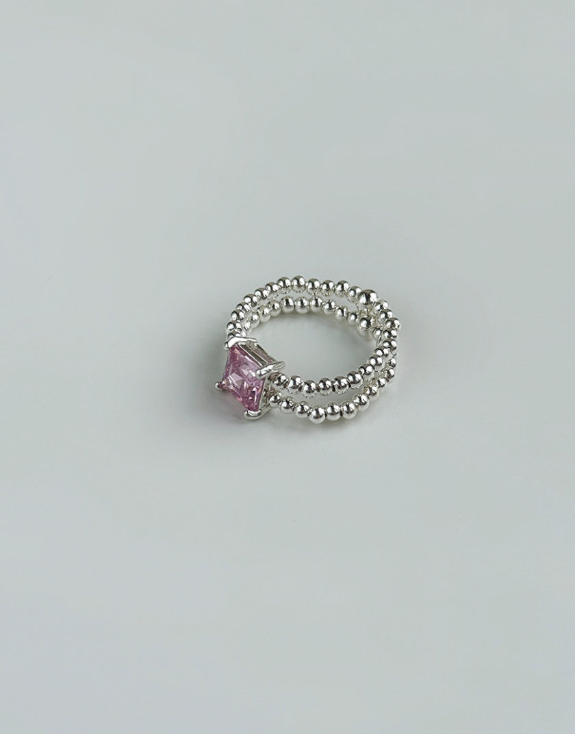 Каблучка Double Zircon  Rose RTRSND_DZ0004R, фото 1 - в интернет магазине KAPSULA