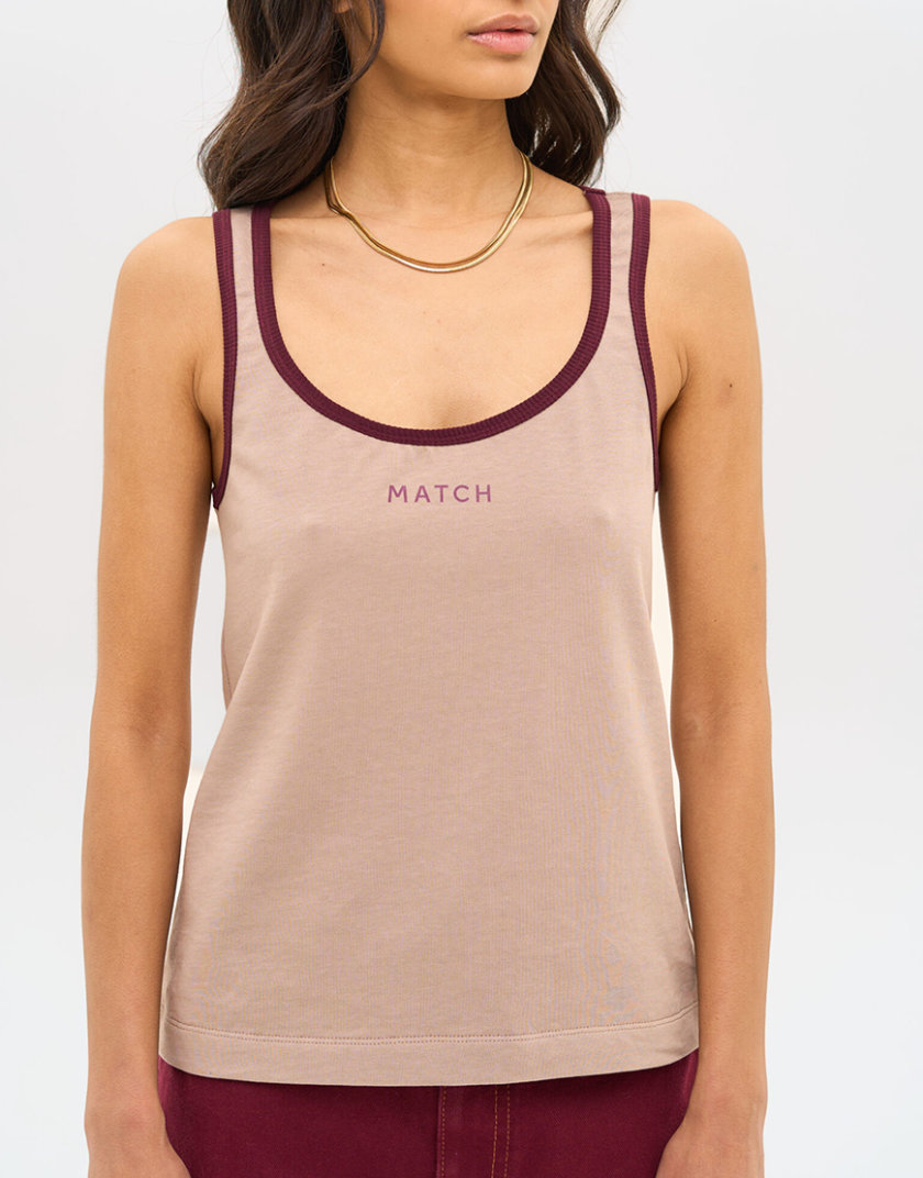 Топ  Cappuccino MTCH_sp25-tshirt3, фото 1 - в интернет магазине KAPSULA