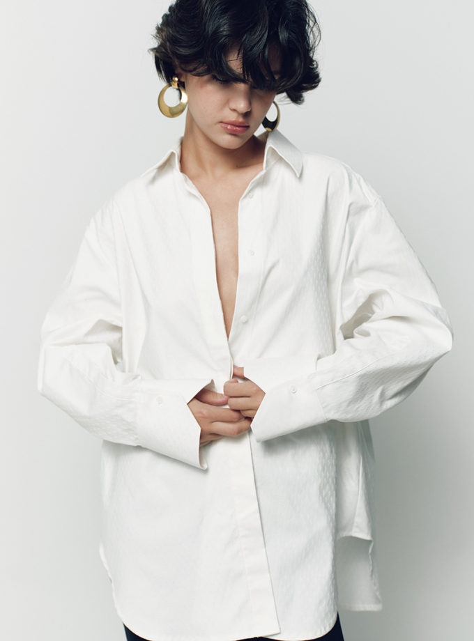 Cорочка біла NOMA_52025, фото 1 - в интернет магазине KAPSULA