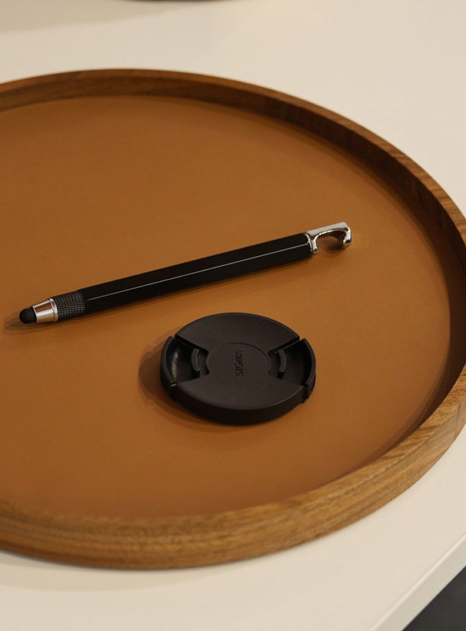 Органайзер Nordic Round Tray Walnut WM_22401717000, фото 1 - в интернет магазине KAPSULA