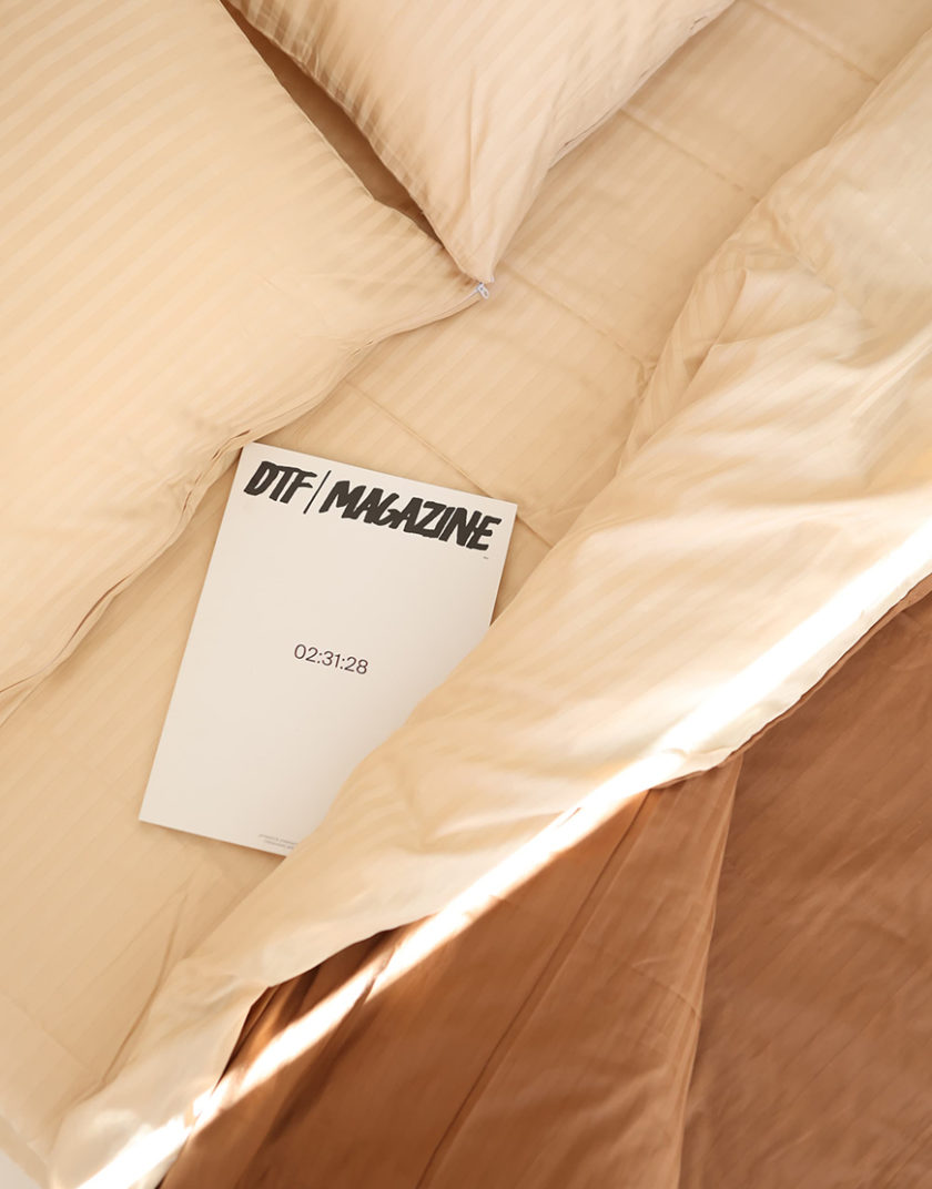 Комплект постільної білизни Сатин beige+caramel №7+9 BEDCLZ_13900, фото 1 - в интернет магазине KAPSULA
