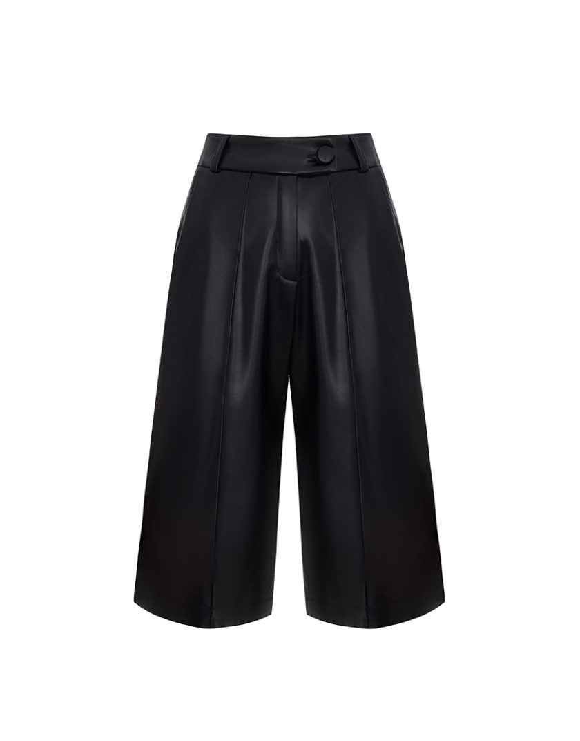 Костюм на зав'язки з еко-шкіри чорний RSC_suit_eco-leather_wlaces_005, фото 1 - в интернет магазине KAPSULA