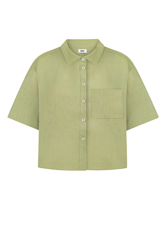 Сорочка Сity Basic Matcha FCH_25-01CB01-MTCH, фото 1 - в интернет магазине KAPSULA