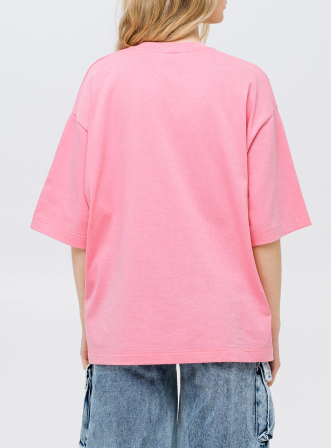 Футболка Pink MTCH_sp25-tshirt-pink, фото 1 - в интернет магазине KAPSULA