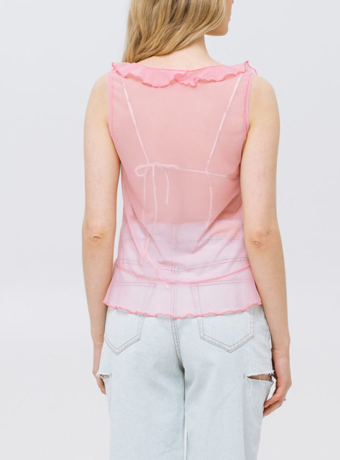 Топ Rose Cloud MTCH_sp25-cloud-top-pink, фото 1 - в интернет магазине KAPSULA