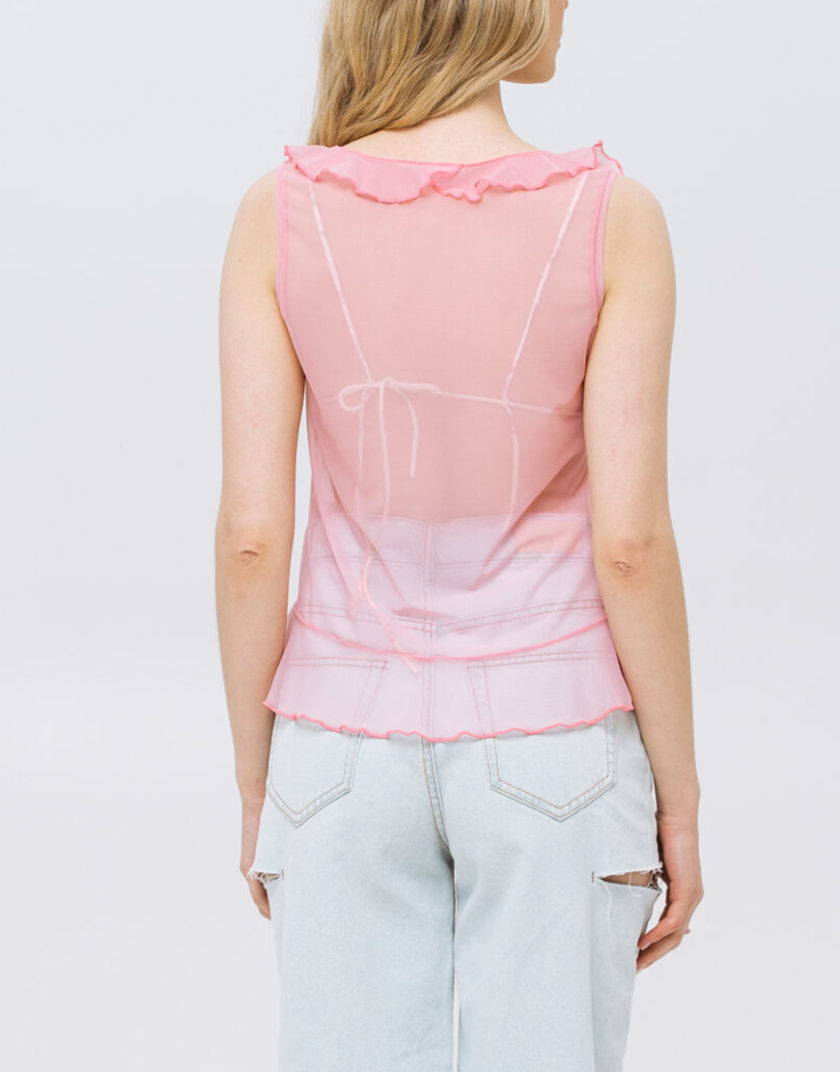 Топ Rose Cloud MTCH_sp25-cloud-top-pink, фото 1 - в интернет магазине KAPSULA