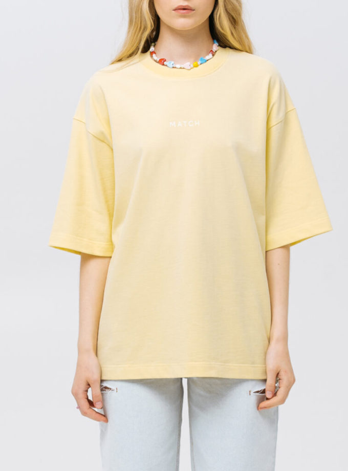 Футболка Yellow MTCH_sp25-tshirt-yellow, фото 1 - в интернет магазине KAPSULA