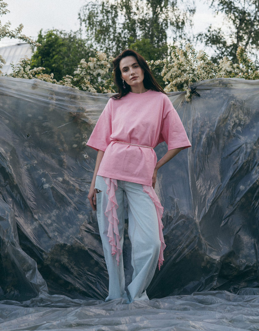 Футболка Pink MTCH_sp25-tshirt-pink, фото 1 - в интернет магазине KAPSULA