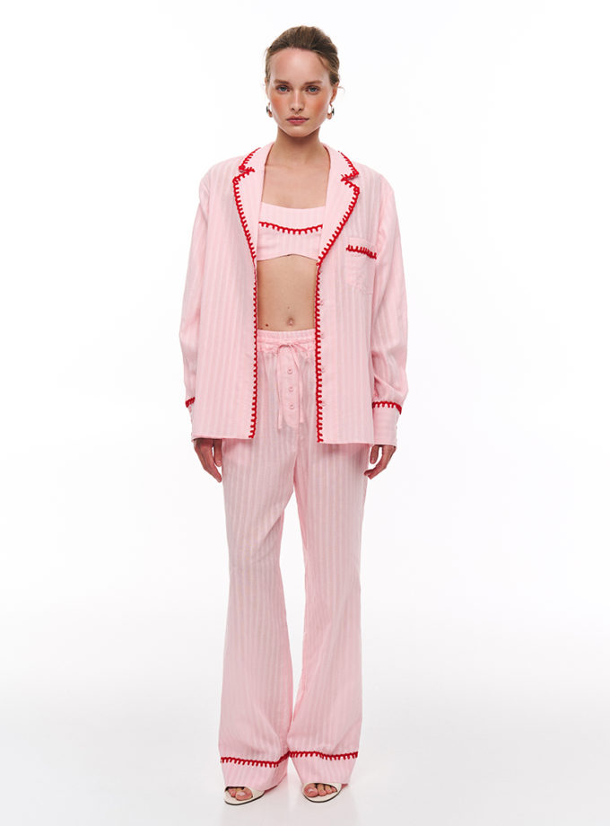 Костюм-трійка Aurora рожевий MC_MY16425_pink, фото 1 - в интернет магазине KAPSULA