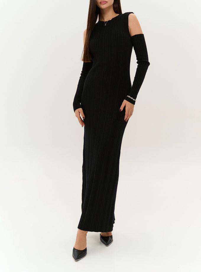 Ан сукня чорна LVL_AN_DRESS_25_blac, фото 1 - в интернет магазине KAPSULA