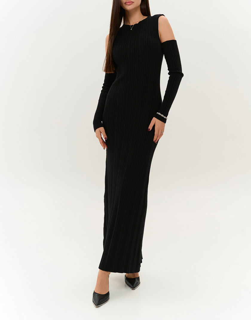 Ан сукня чорна LVL_AN_DRESS_25_blac, фото 1 - в интернет магазине KAPSULA