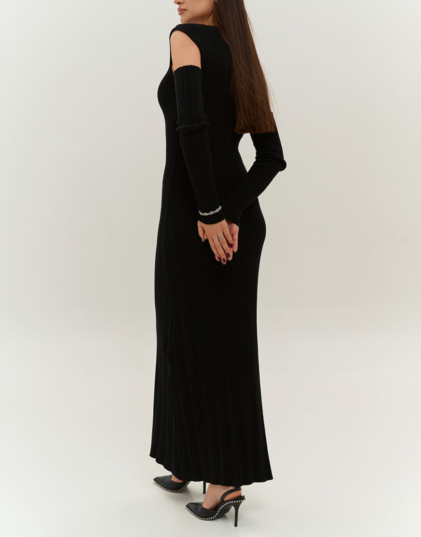 Ан сукня чорна LVL_AN_DRESS_25_blac, фото 1 - в интернет магазине KAPSULA