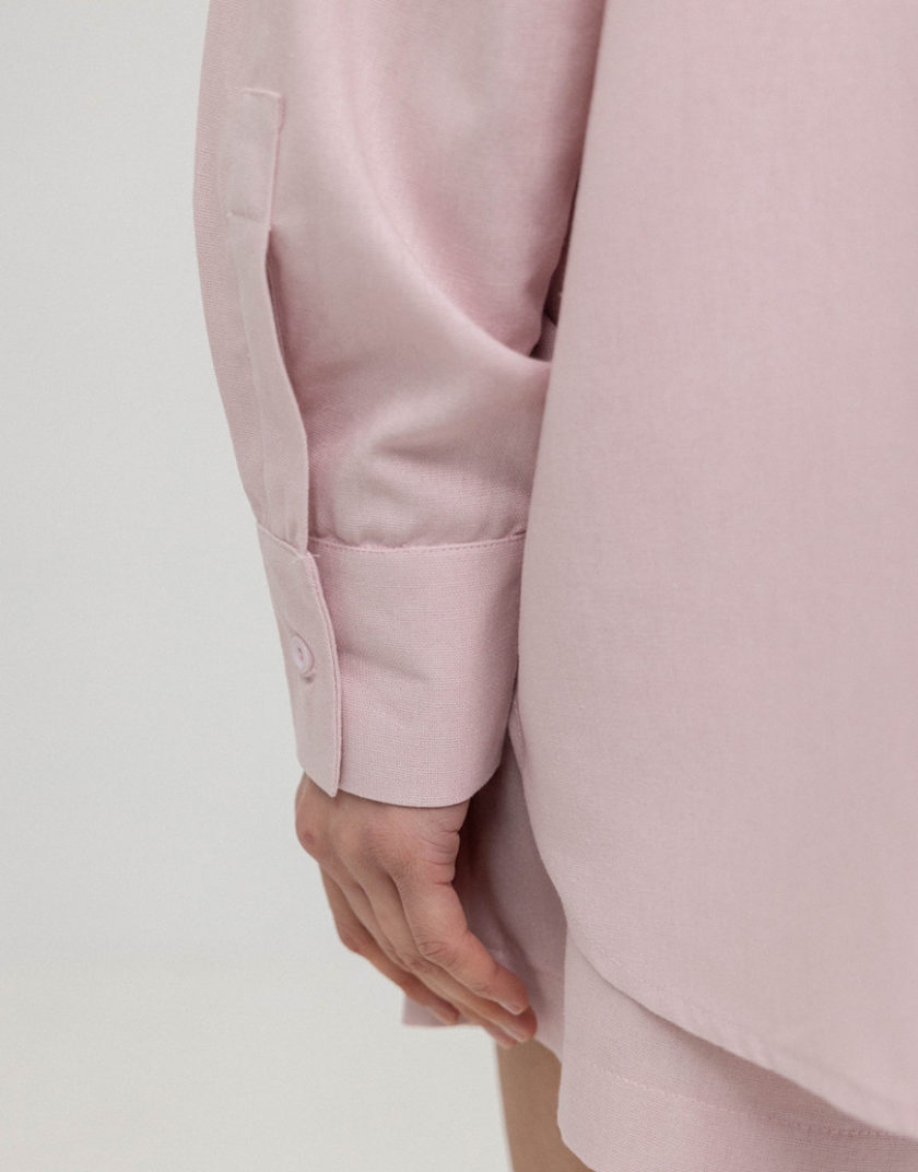 Сорочка ляна TWC_SH2530286_pink, фото 1 - в интернет магазине KAPSULA