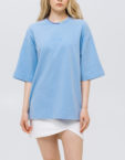 Футболка Blue MTCH_sp25-tshirt-blue, фото 1 - в интернет магазине KAPSULA