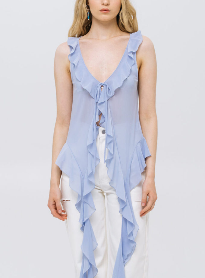 Топ Blue Cloud MTCH_sp25-cloud-top-blue, фото 1 - в интернет магазине KAPSULA