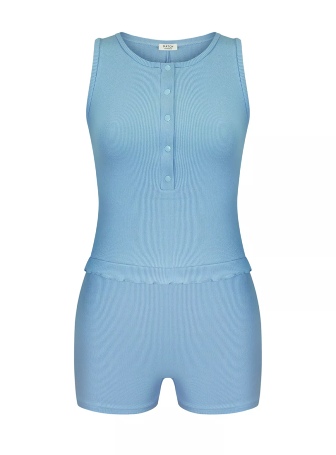 Костюм Slow days Overall MTCH_sp25-overall-blue, фото 1 - в интернет магазине KAPSULA