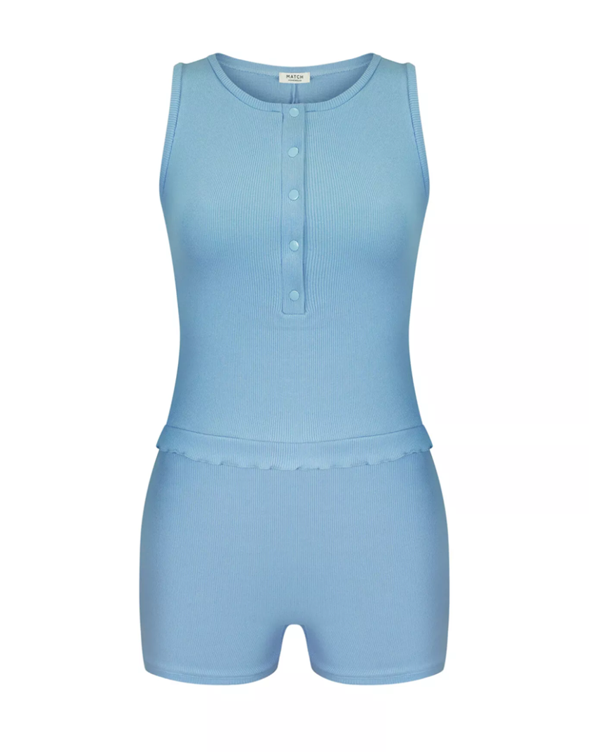 Костюм Slow days Overall MTCH_sp25-overall-blue, фото 1 - в интернет магазине KAPSULA