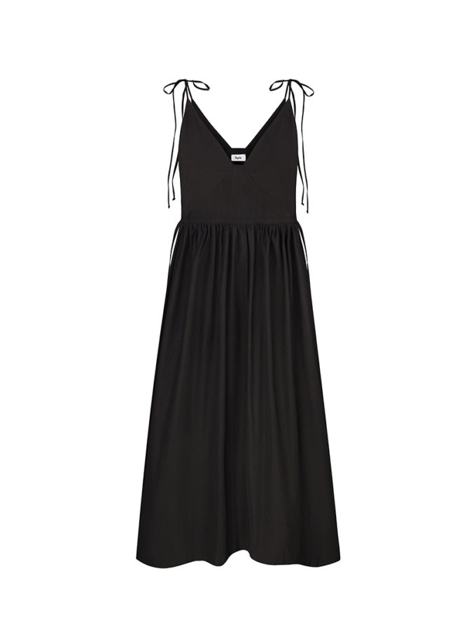 Сукня Maxi Cotton Black FCH_25-02CDM05-BLC, фото 1 - в интернет магазине KAPSULA