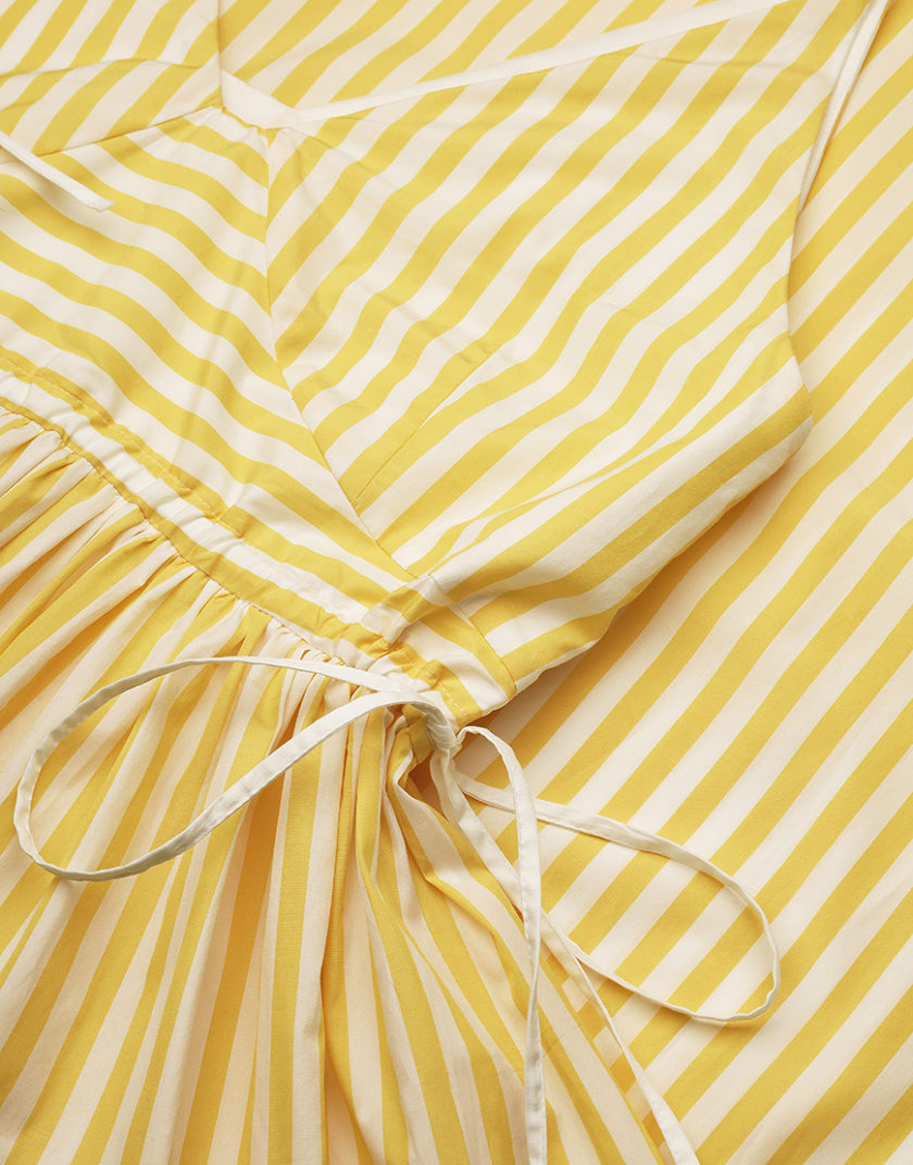 Сукня Maxi Cotton Yellow FCH_25-02CDM05-WYLW, фото 1 - в интернет магазине KAPSULA