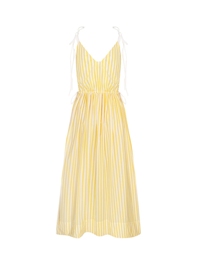 Сукня Maxi Cotton Yellow FCH_25-02CDM05-WYLW, фото 1 - в интернет магазине KAPSULA