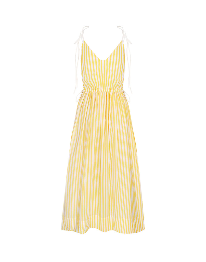 Сукня Maxi Cotton Yellow FCH_25-02CDM05-WYLW, фото 1 - в интернет магазине KAPSULA