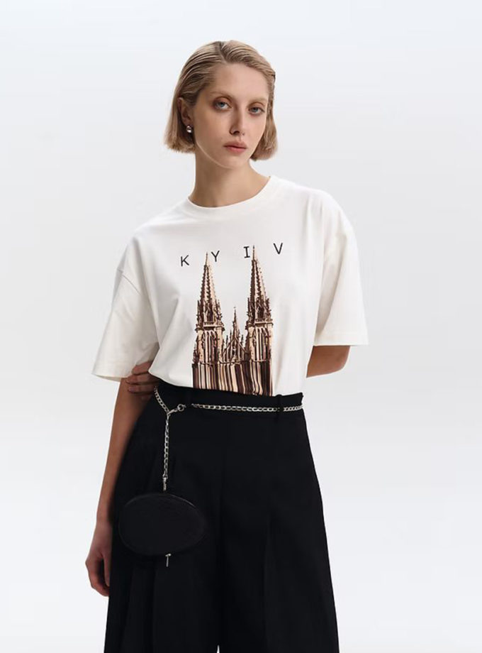 Футболка Київ Неоготика CLTN_t-shirt _ kyiv_N, фото 1 - в интернет магазине KAPSULA