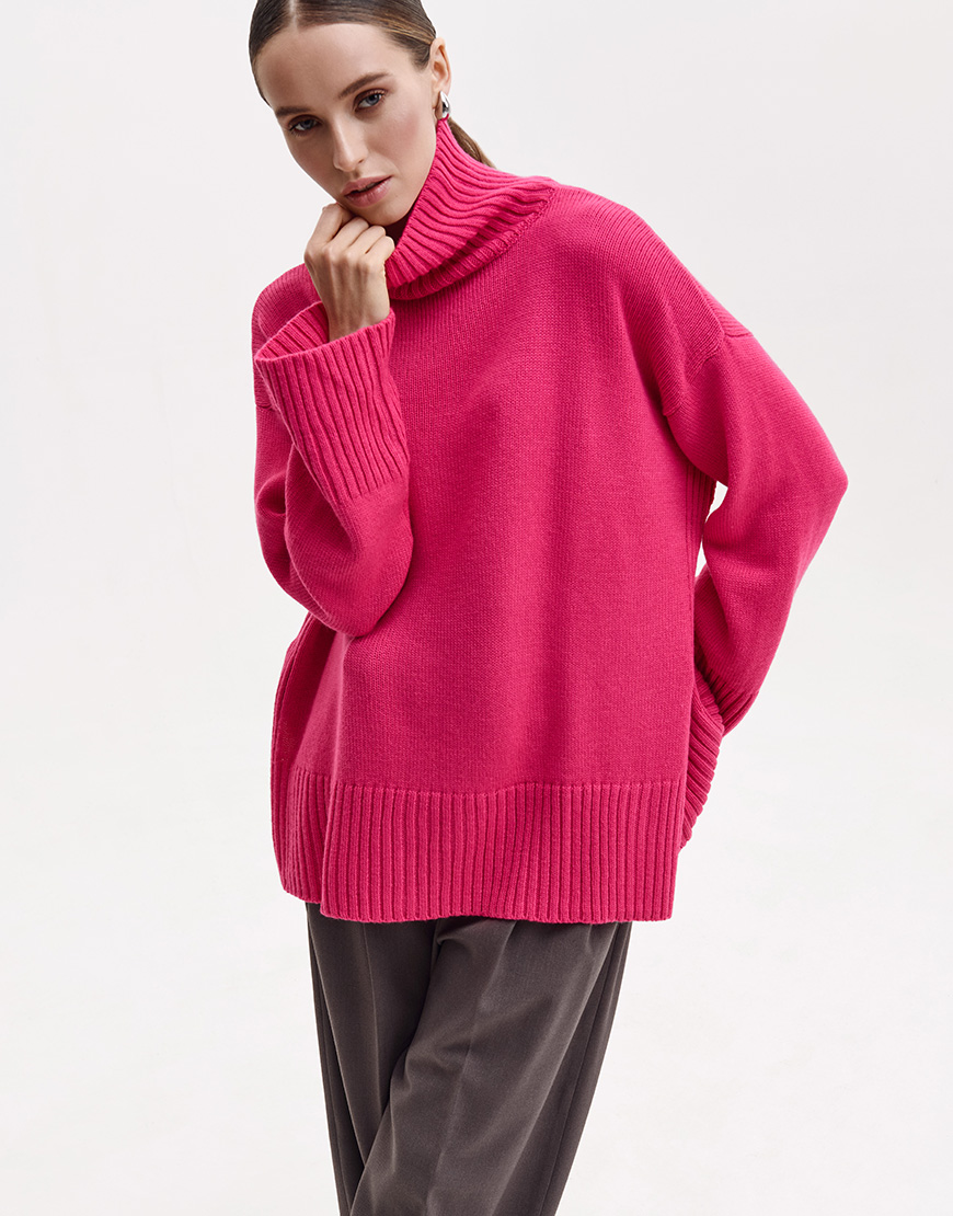 Светр з мериносової вовни FRBC_FBmer_raspberry, фото 1 Светр з мериносової вовни FRBC_FBmer_raspberry, фото 1 - в интернет магазине KAPSULA