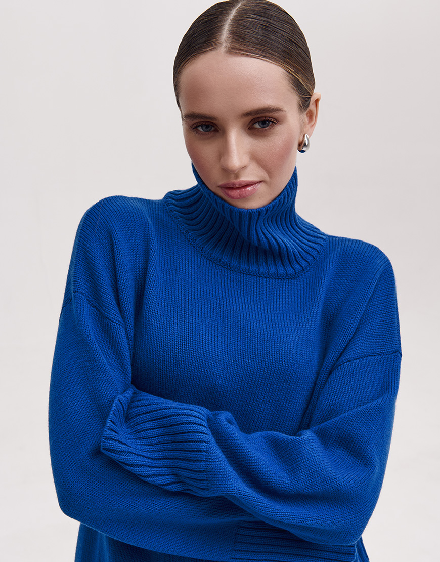 Светр з вовни мериноса FRBC_FBmer_Blue, фото 1 Светр з вовни мериноса FRBC_FBmer_Blue, фото 1 - в интернет магазине KAPSULA