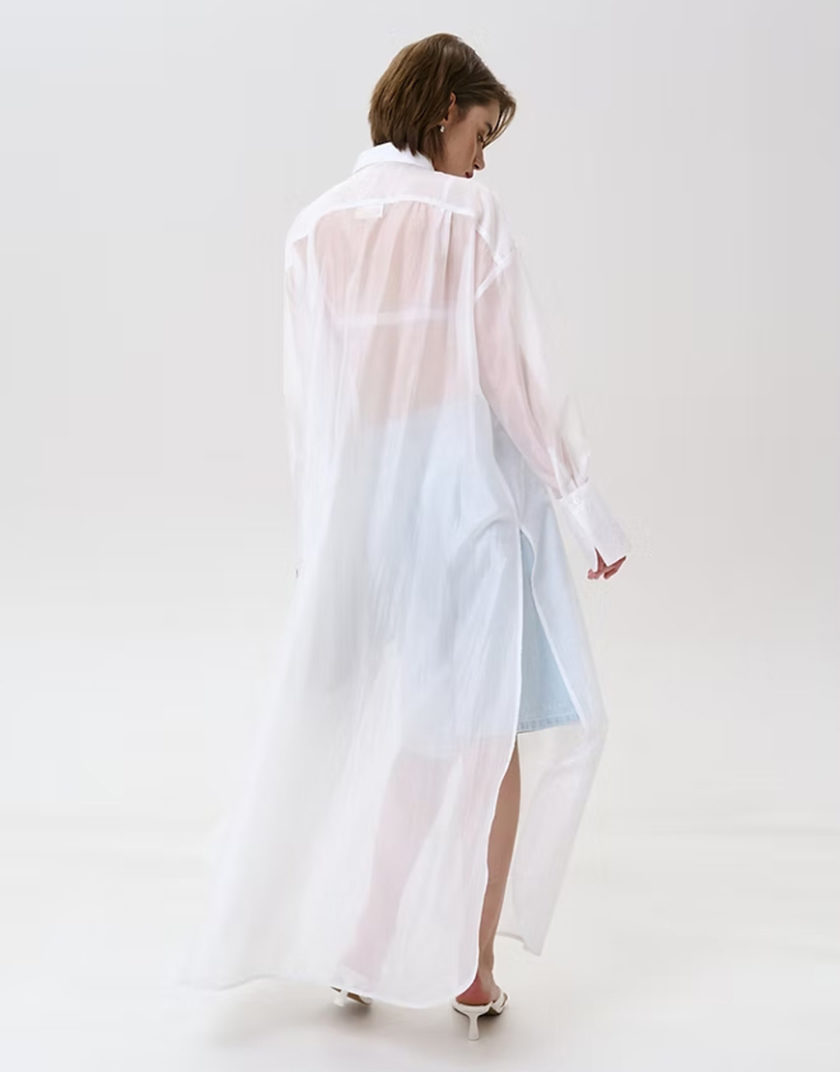 Сорочка Tencel Nude CULT_2, фото 1 - в интернет магазине KAPSULA