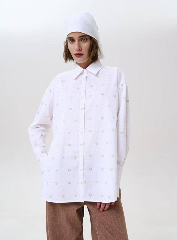 Сорочка Rose Dots CLTN_shirt_2, фото 1 - в интернет магазине KAPSULA