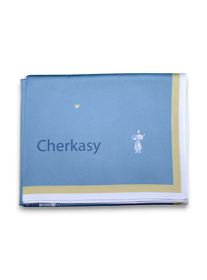 Хустинка Мої Черкаси SOFT_Hust_Chs_bl, фото 1 - в интернет магазине KAPSULA