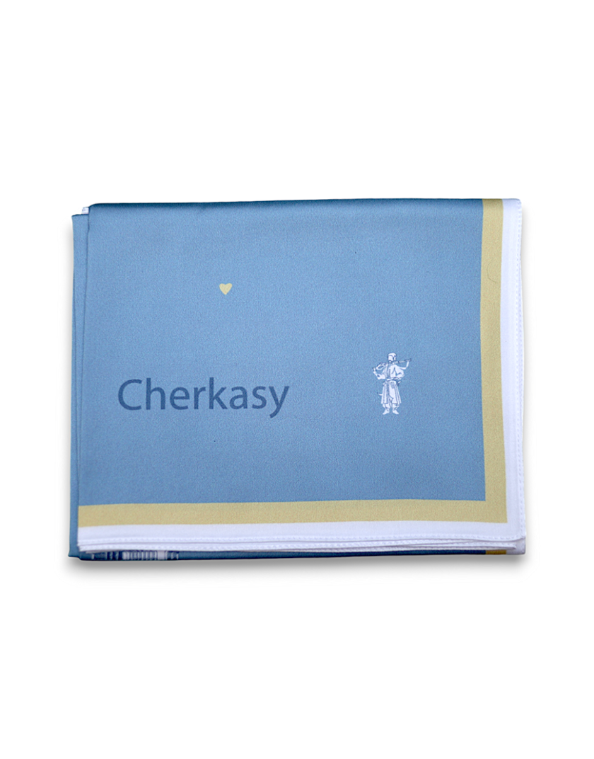 Хустинка Мої Черкаси SOFT_Hust_Chs_bl, фото 1 - в интернет магазине KAPSULA