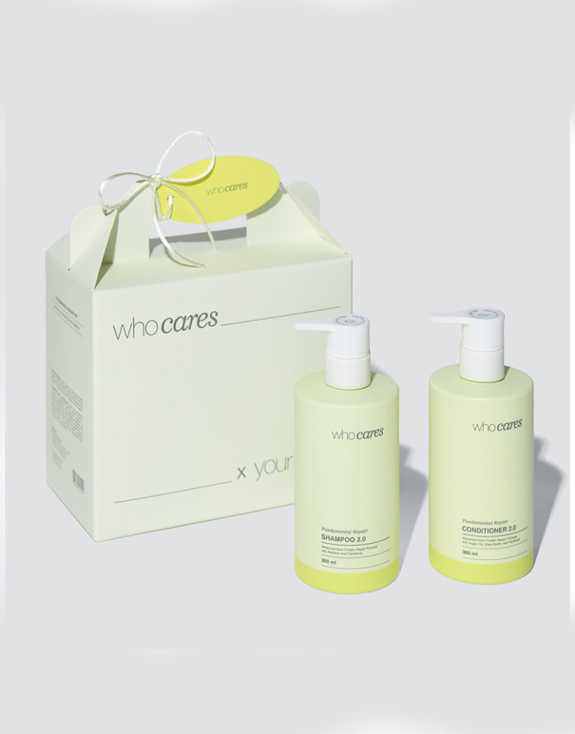 Набір засобів для волосся whocares Fundamental Repair 2.0 Hair Set WC_000005755, фото 1 - в интернет магазине KAPSULA