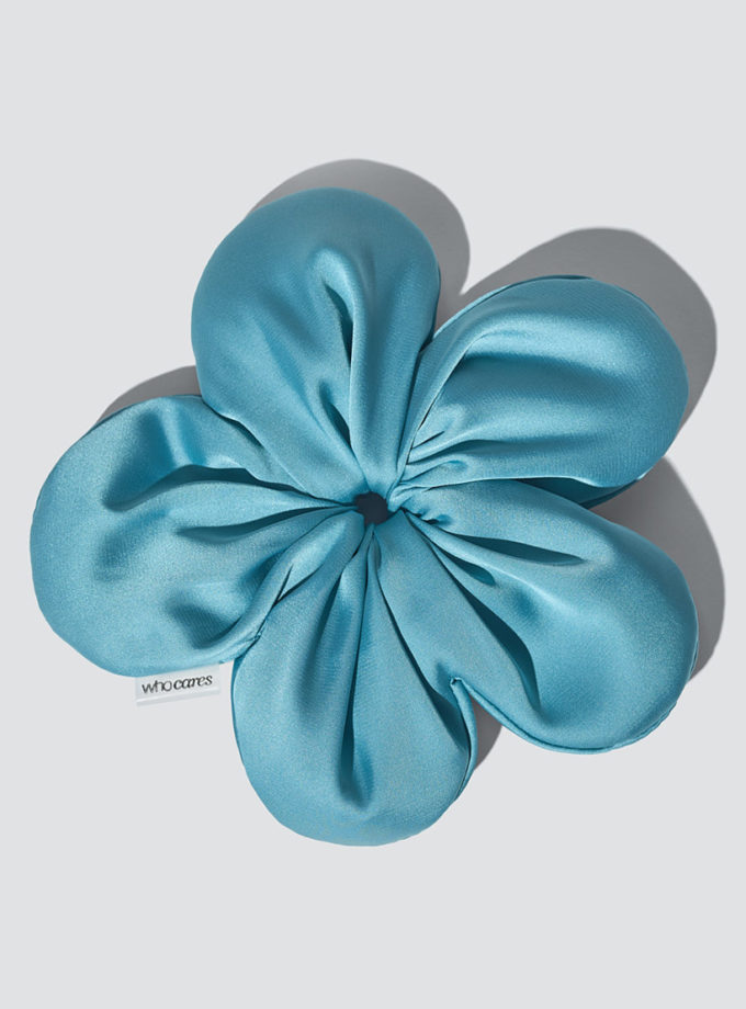 Резинка-аксесуар для волосся  Flower блакитна WC_000005758, фото 1 - в интернет магазине KAPSULA