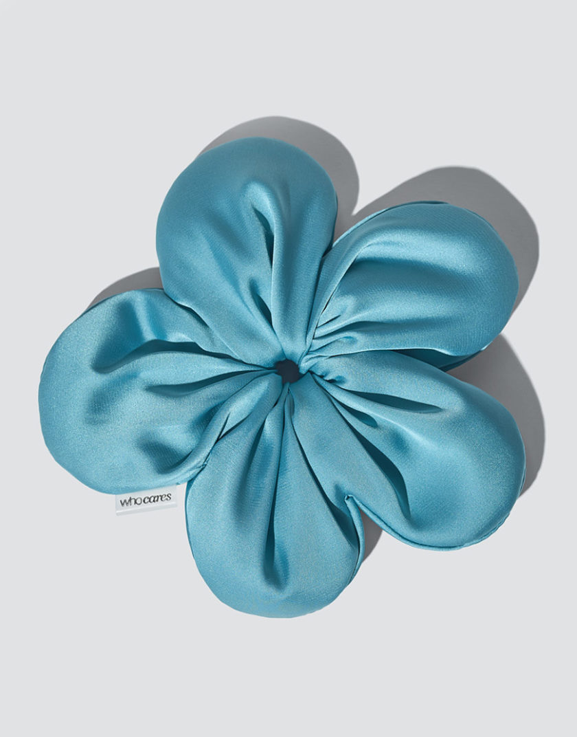 Резинка-аксесуар для волосся  Flower блакитна WC_000005758, фото 1 - в интернет магазине KAPSULA
