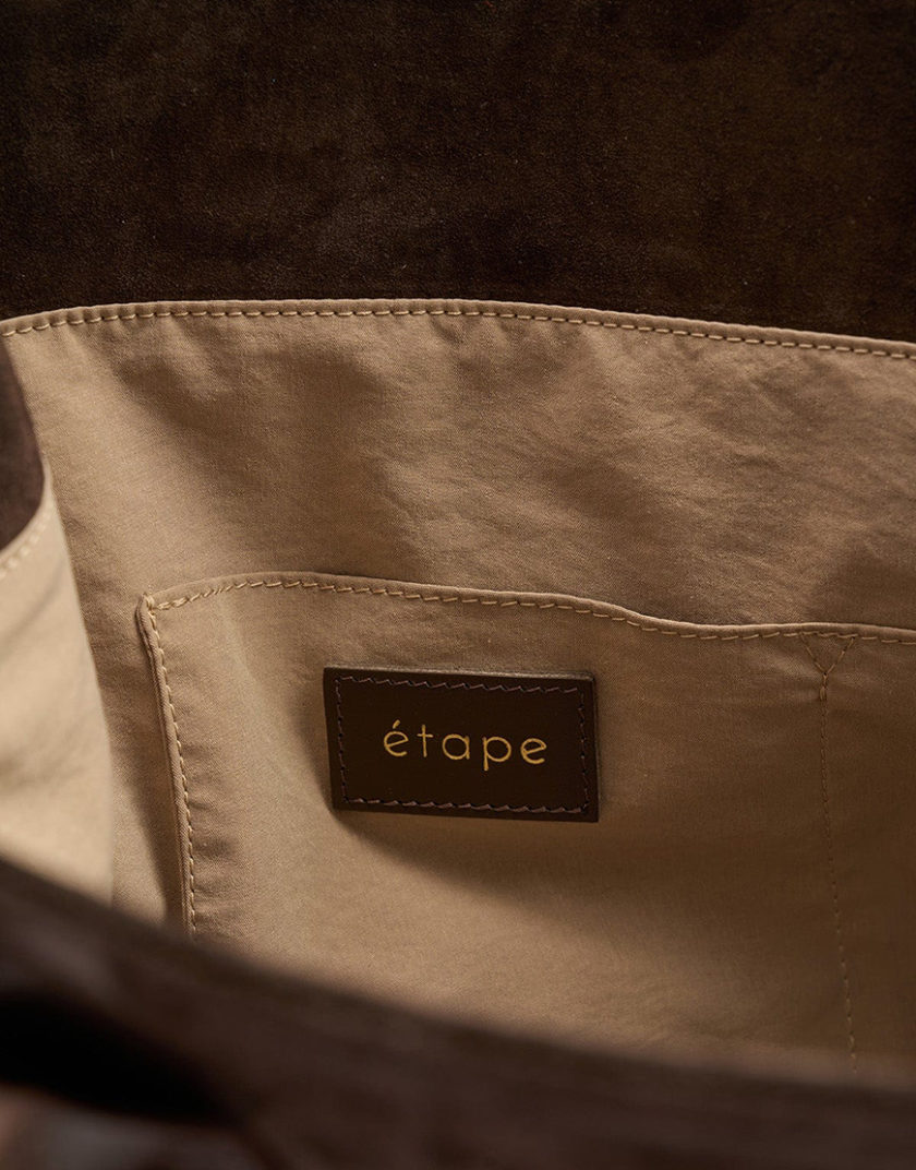 Сумка замшева Etape Milano Grande Suede Chocolate ETP_Milano_Grande_Suede_Chocolate, фото 1 - в интернет магазине KAPSULA