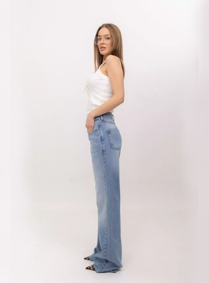 Джинси wide leg блакитний wl 539 TWC_WL250110539, фото 1 - в интернет магазине KAPSULA