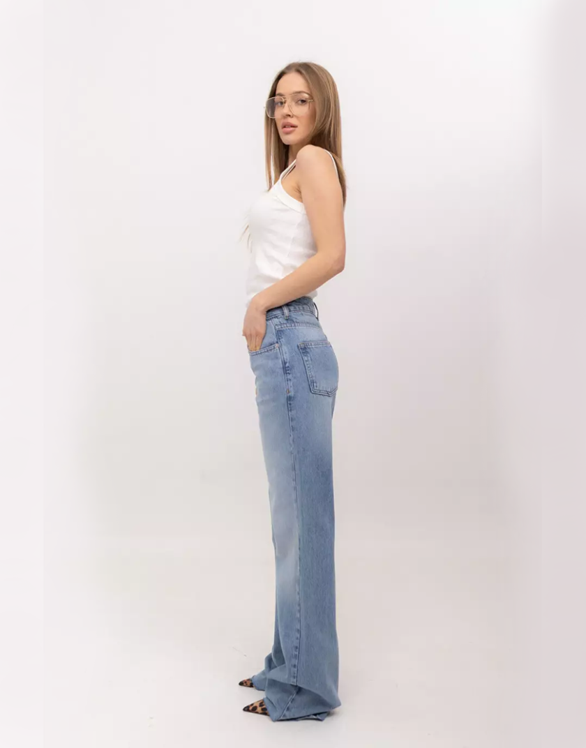Джинси wide leg блакитний wl 539 TWC_WL250110539, фото 1 - в интернет магазине KAPSULA