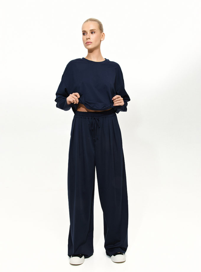 Спортивний костюм синього кольору THE ESSENCE (ESSENCE_THE-142)