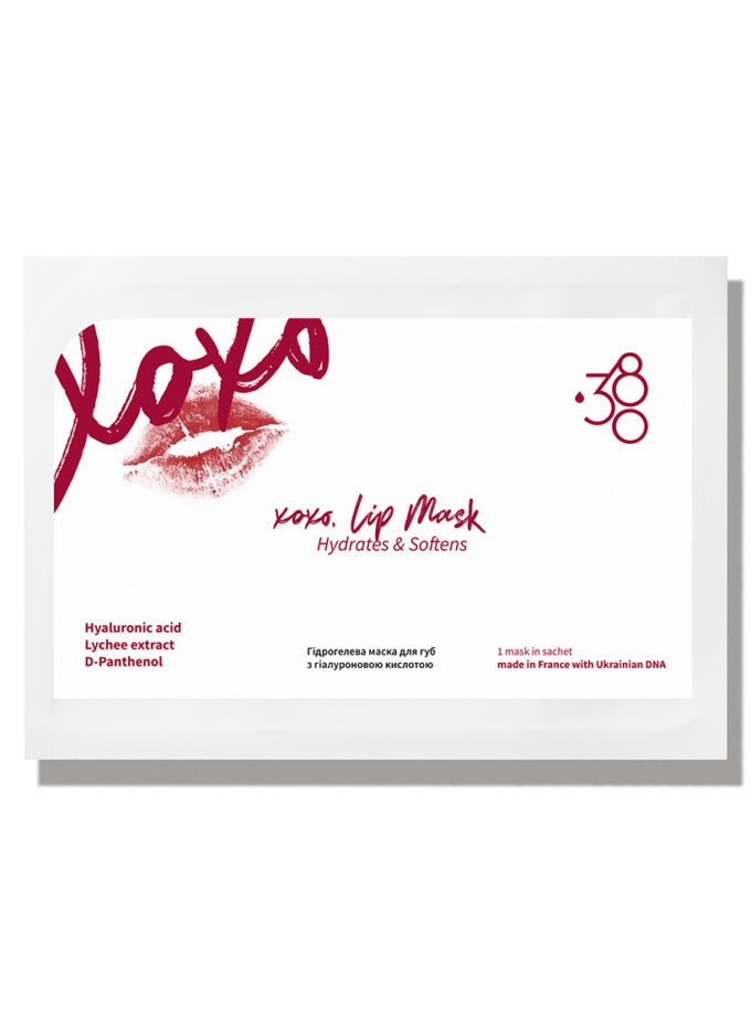 XO XO Lip Mask - гідрогелева маска для губ з гіалуроновою кислотою SC_XOXO, фото 1 - в интернет магазине KAPSULA